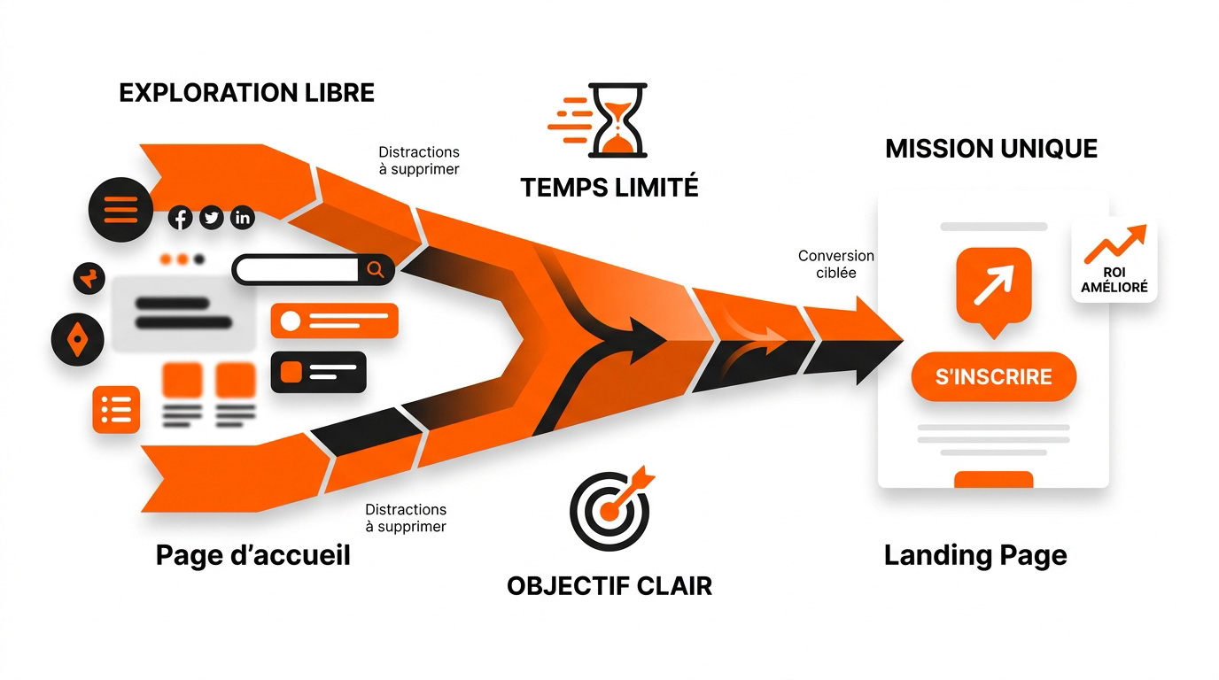 Création de landing page : l'impact des neurosciences 1 Tunnel de conversion
