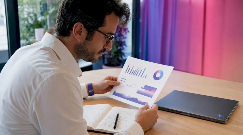 Directeur marketing en train d’élaborer une stratégie d’inbound marketing