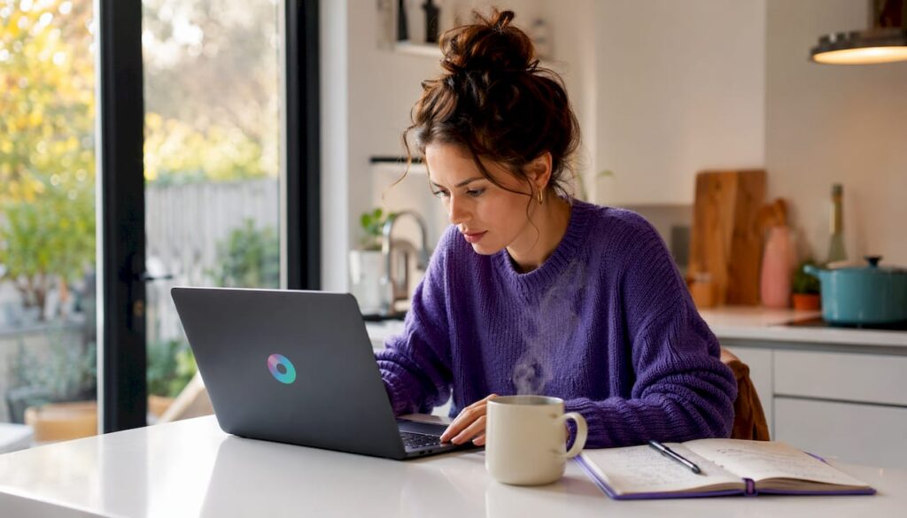 Responsable e-commerce en train de choisir des produits complémentaires pour optimiser l’offre