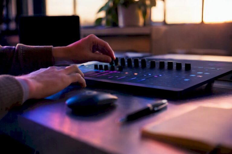 Blog 21 Mains ajustant les commandes des micro-interactions