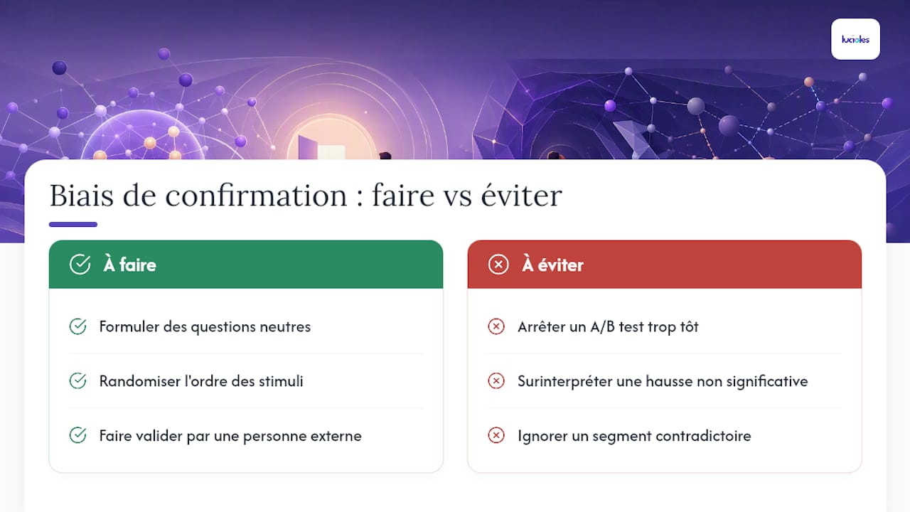 Le biais de confirmation fausse-t-il vos décisions marketing ? — overview diagram