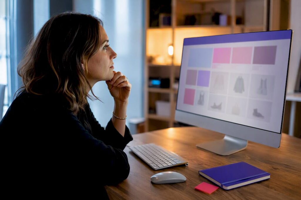 Page catégorie e-commerce consultée pour convertir