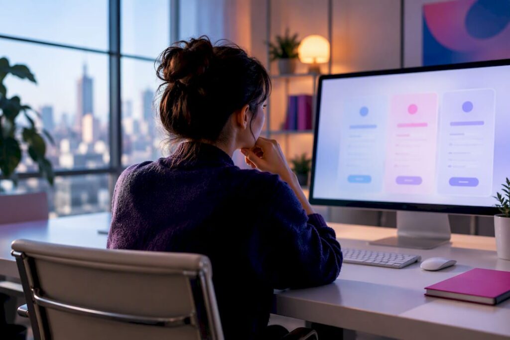 Stratège analysant une page de tarification SaaS