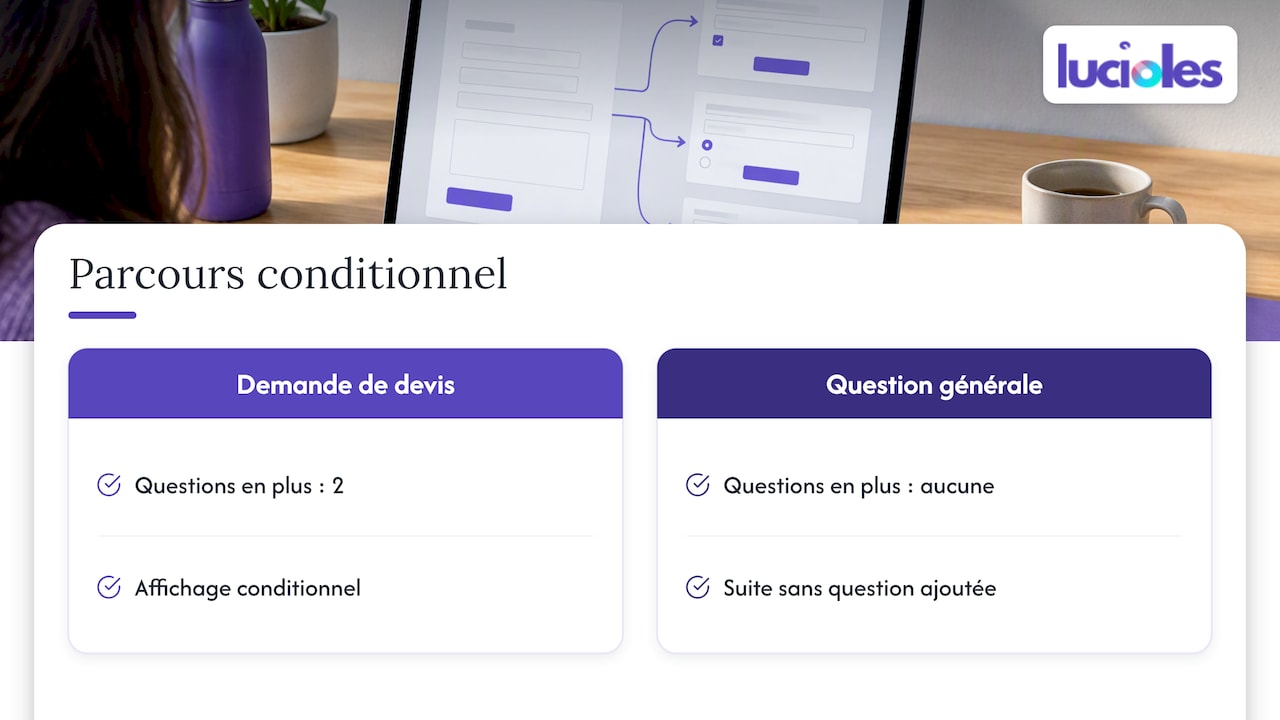 Deux parcours selon le choix du visiteur
